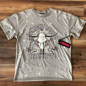 Rock & Roll NWOT Short Sleeve Western Shirt Women's Size Small